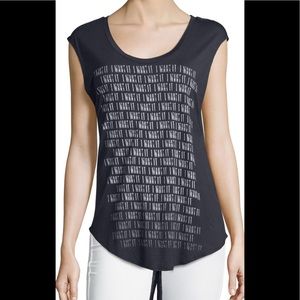 Haute Hippie “I want it” Short Sleeve Blouse Top M